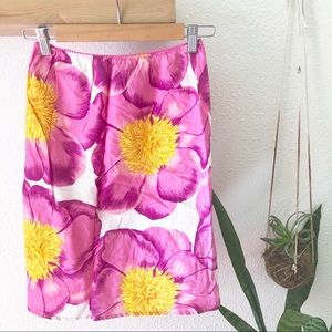 Roxy tropical flower skirt